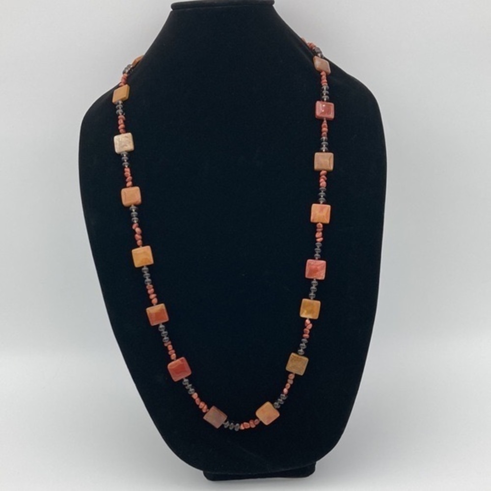 Myaa Designs Jasper / 925 Station Necklace